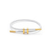 Multicolor Cord Bracelet with Adjustable Wire and Charm Detail - Image 11