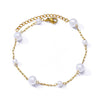 Stainless Steel Colorful Boho Drops Anklets For Women Zircon Cross Beads Anklet Double Chain Summer Beach Jewelry Gift - Image 16