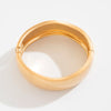 Chunky Heavy Wide Metal Water Drop Bangles for Women Gold Color Open Cuff Thick Irregular Wave Bangle Bracelet Jewelry - Image 19