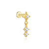 Silver Delicate Star Chinese Knot Earring CZ Dangle Cartilage Studs Birthday Gift for Her Jewelry - Image 10