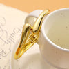 Adjustable Teardrop Cuff Bracelet in Gold-Tone or Silver-Tone - Image 18