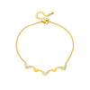 316L Stainless Steel Golden Ocean Series Zircon Pearl Tassel Pendant Anklets Lady Foot Chain Jewelry Gift - Image 44