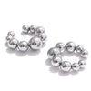 316L Stainless Steel Round Beads Ear Bone Earrings 16K Pvd Plated Personalized Ear Clip Accessories - Image 8