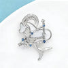 Rhinestone Star Alloy Aries Goat Brooch Pins Elegant Zodiac Jewelry Gift Shell Animal Badge For Suit And Dress - Image 5
