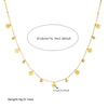 316L Stainless Steel Zircon Love Star Flower Tree of Life Eye Necklace Girl Neck Chain Jewelry Gift - Image 3
