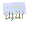 Multicolor Cubic Zircon Fairy Tale Dangle Earrings Set Women Girls Party Gift Jewelry - Image 6