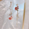 Dangle Cat Earrings with Layered Kitten Charms - Image 6