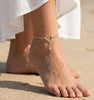 Sparkly Rhinestone Hollow Heart Teardrop Anklet Double Layer Foot Chain For Women Summer Beach Vacation Jewelry - Image 1