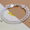 Silver Chain Twisted Bracelet Charm Chain Women Men Wedding Cute Simple Models Jewelry - Image 10