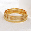 Stackable Bangle Bracelet Set in Gold-Tone and Silver-Tone - Image 10