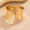 Exaggerated Irregular Alloy Open Cuff Bracelet Bangles For Women Chunky Big Bracelets Gold Silver Color Manchette Grunge Jewelry - Image 7