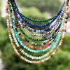 Bohemian Colorful Stone 4mm Round Beads Necklaces Women Summer Friendship Neck Jewelry Vacation Chokers - Image 1