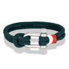 Nautical Bracelets for Men Double Strand Surfer Rope Bracelet Stainless Steel Anchor Shackle Handmade Ideal Gift for Son - Image 15