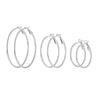 Classic Hoop Earrings for Women, Stainless Steel Hoop Earrings Set, Lightweight Large Hoop Earrings for Women, Loop Earrings Set - Image 8