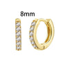 Chain Hoop Piercing Earring with Square and Waterdrop Details - Image 16