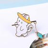 Creative Cat Fishing Design Metal Enamel Brooch Cartoon Cute Animal Badge Pin Friend Gift Jewelry Accessories - Image 8