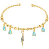 Candy Color Charm Bracelet with Adjustable Open Bangle - Image 11