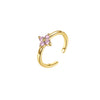 Gold Plated Color Zircon Toe Ring Jewelry Accessories Women's Summer Gift - Image 14