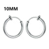 1Pair Round Circle Spring Ear Clip Non Piercing Earrings Fake Earrings Gift for Men Women Jewelry - Image 12