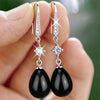 Women Drop Earrings Imitation Pearl Aesthetic Party Wedding Lady Accessories Elegant Jewelry Inlaid Shining CZ - Image 7