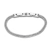 Shiny Cubic Zirconia 2/3 Row Chain Wrist Bracelet For Women Stainless Steel Wedding Jewelry - Image 9