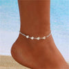 Simple Heart Female Anklets Barefoot Crochet Sandals Foot Jewelry Leg Anklets On Foot Ankle Bracelets For Women Leg Chain - Image 4