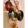 63mm Resin Acrylic Crystal Thick Bracelet Bangle Autumn Winter Style Statement Wrist Jewelry - Image 4