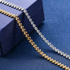 Cute Stainless Steel Necklace Link Wheat Chain for Women Silver and Gold Color Plated Neck Choker Metal Jewelry Accessories Gift - Image 4