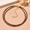 Bohemian Simple Design 2mm Stone Black Spinel Tiger Eye Lapis Faceted Beads Necklace for Men Women Wear Daily Jewelry - Image 10