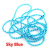 5pcs 1.5mm 2.0 2.4mm Length 70cm (27.5 inch) 10 Colors Plated Ball Beads Chain Necklace Bead Connector For Charms Base and Tray - Image 11