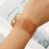 11 Bohemian Pearl Crystal Heart shaped Unlimited Logo Women's Bracelet Vintage Elegant Gold Bracelet Set Holiday Jewelry Mul - Image 6