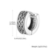 Punk Viking Hoop Earrings for Men Boys,Vintage Celtic Knot Stainless Steel Huggies Earrings,Hip Hop Cool Street Jewelry Gifts - Image 8
