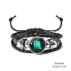 12 Constellation Zodiac Sign Charm Luminous Bracelets Men Women Vintage Multilayer Wrap Leather Bracelet Bangle Birthday Gift - Image 13