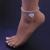 Rhinestone Chain Women's Anklets Silver Color/Gold Color Bracelet on Leg Accessories Wedding Party Jewelry - Image 14