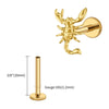 Titanium 16G Scorpion Labret Stud Flatback Zodiac Earring Tragus Cartilage Helix Piercing Body Jewelry - Image 11