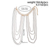 Imitation Pearl Tassel Shoulder Chain Bridal Body Jewelry - Image 4