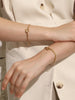 Slingshot Buckle Paper Clip Chain Bracelet Gold Plated Women's Hand Bracelets 316L Stainless Steel Jewelry - Image 2