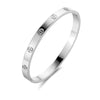 Open Stainless Steel Bangle with Decorative Stone Details in Multiple Styles - Image 12