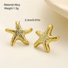 Vintage Metal Shell Stud Earrings for Women Accessories Personalization Jewelry Earrings Daily Wear Creative Jewelry Gift - Image 6