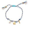Colorful Cord Bracelet with Fish and Flower Charms - Image 15