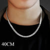 Silver 8/16/18/20/22/24 Inch 6mm Side Chain Necklaces For Woman Men Simple Punk Necklaces Charm Wedding Jewelry - Image 12