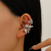 Copper Zircon Star C Shape Clip Earrings for Women Crystal Ear Cuff Without Piercing Girl Sweet Jewelry Accessories - Image 1