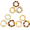 Three Piece Acrylic Bead Bracelet Set with Baroque Style Accents - Image 6