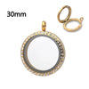 7pcs/lot Magnetic Closure 20mm/25mm/30mm/38mm Stainless Steel Floating Memory Locket Pendant 5 Colors Can Choose - Image 13