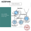 Silver Snowflake Necklaces Earrings Rings Gifts Jewelry - Image 2
