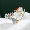 Classic Rhinestones Christmas Brooches for Women Unisex Enamels Pins Banquets Party Backpack Years Gifts Jewelry Accessories - Image 33