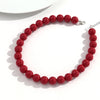 Colorful Acrylic Bead Choker Necklace with Large Round Beads - Image 34