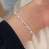Silver Bracelet Red Persimmon Beaded Elastic Lucky Good For Woman Girl Jewelry Gift - Image 8