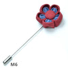 Handmade Men's Brooches Floral Lapel Pin for Men Suit Long Needle Fabric Mushroom Flower Brooch Pins for Wedding Women Jewelry - Image 11