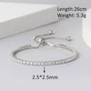 Adjustable Tennis Bracelet For Women Iced Out Zircon Couple Bracelet On Hand Gift To Friends Wedding Jewelry - Image 19